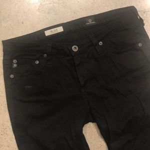 AG The Stilt in Super Black - 28R